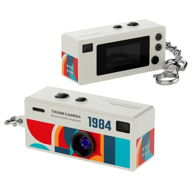 Mini kamera retro 1080p z brelokiem